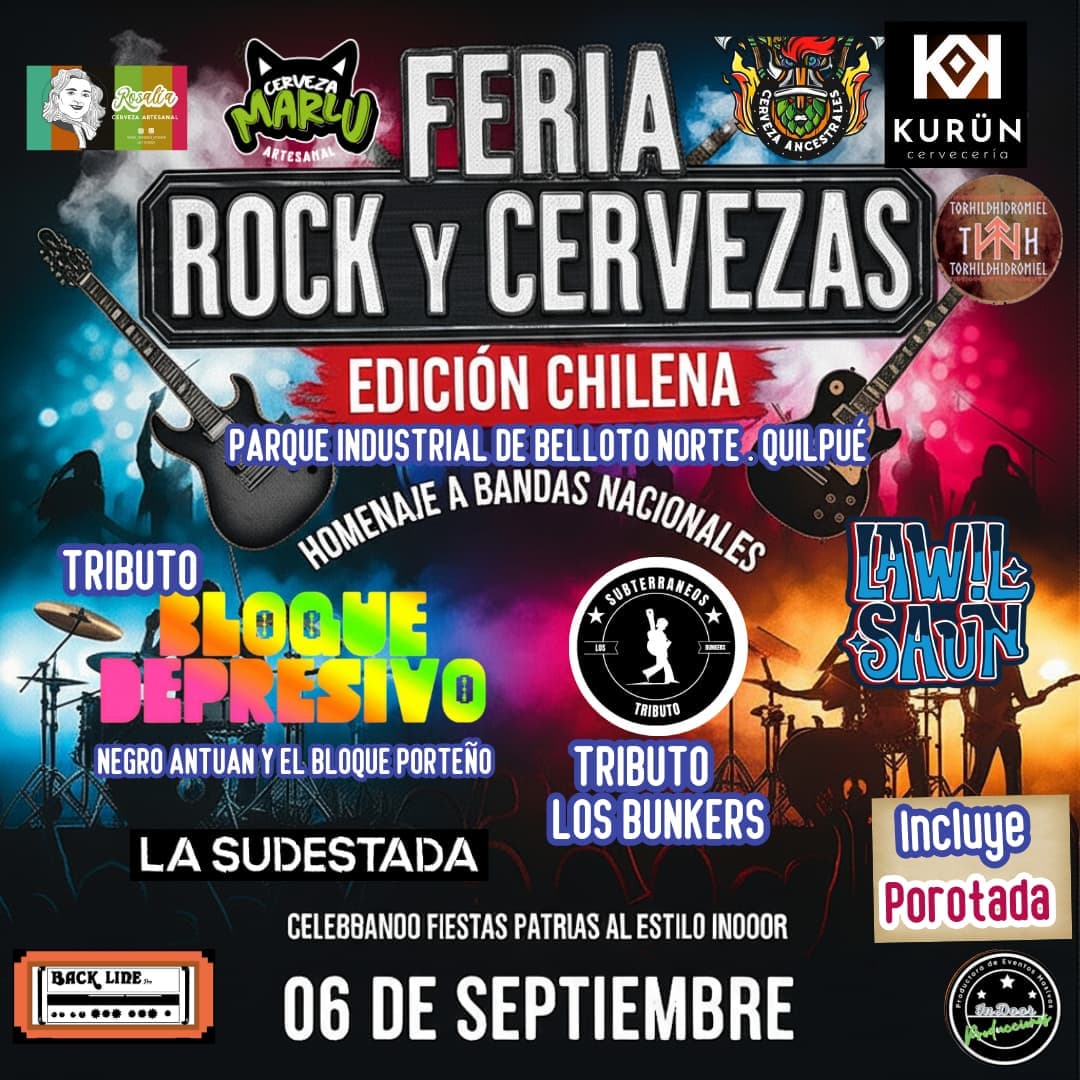 Feria Rock y Cervezas a la Chilena image}