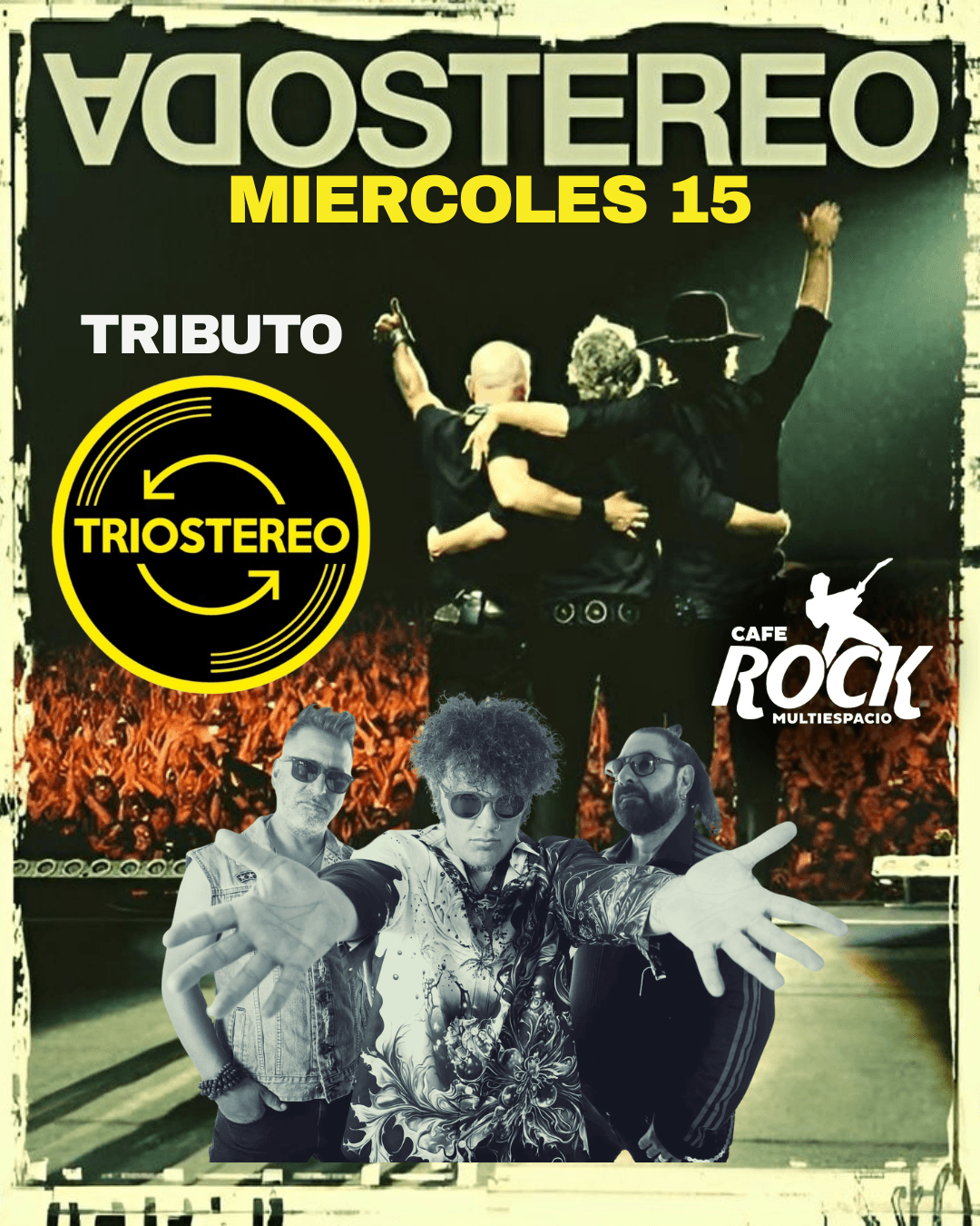 Miércoles 15 Tributo A Soda Stereo + Fiesta  image