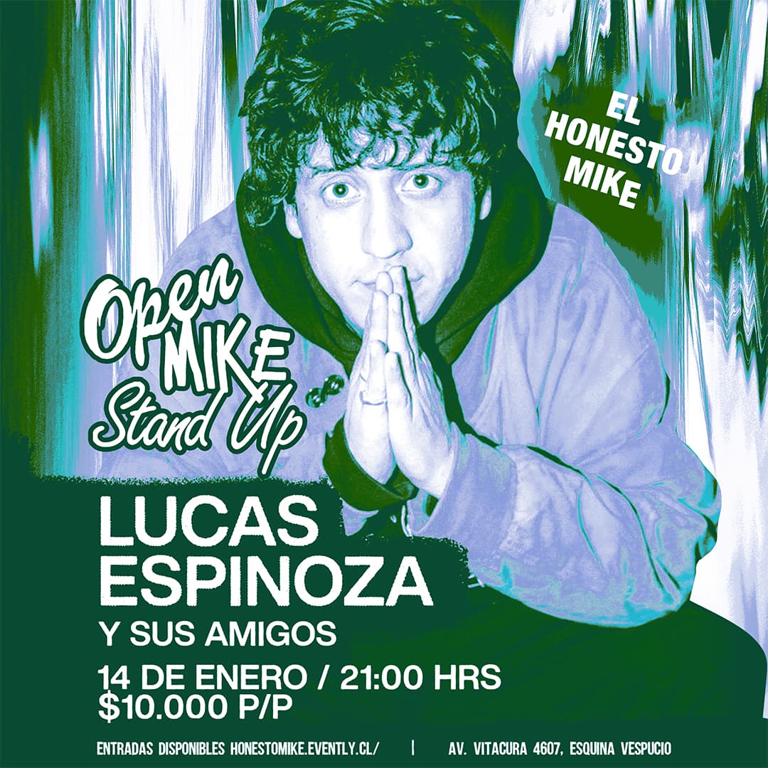 Open Mike: Lucas Espinoza en El Honesto Mike Vitacura image}