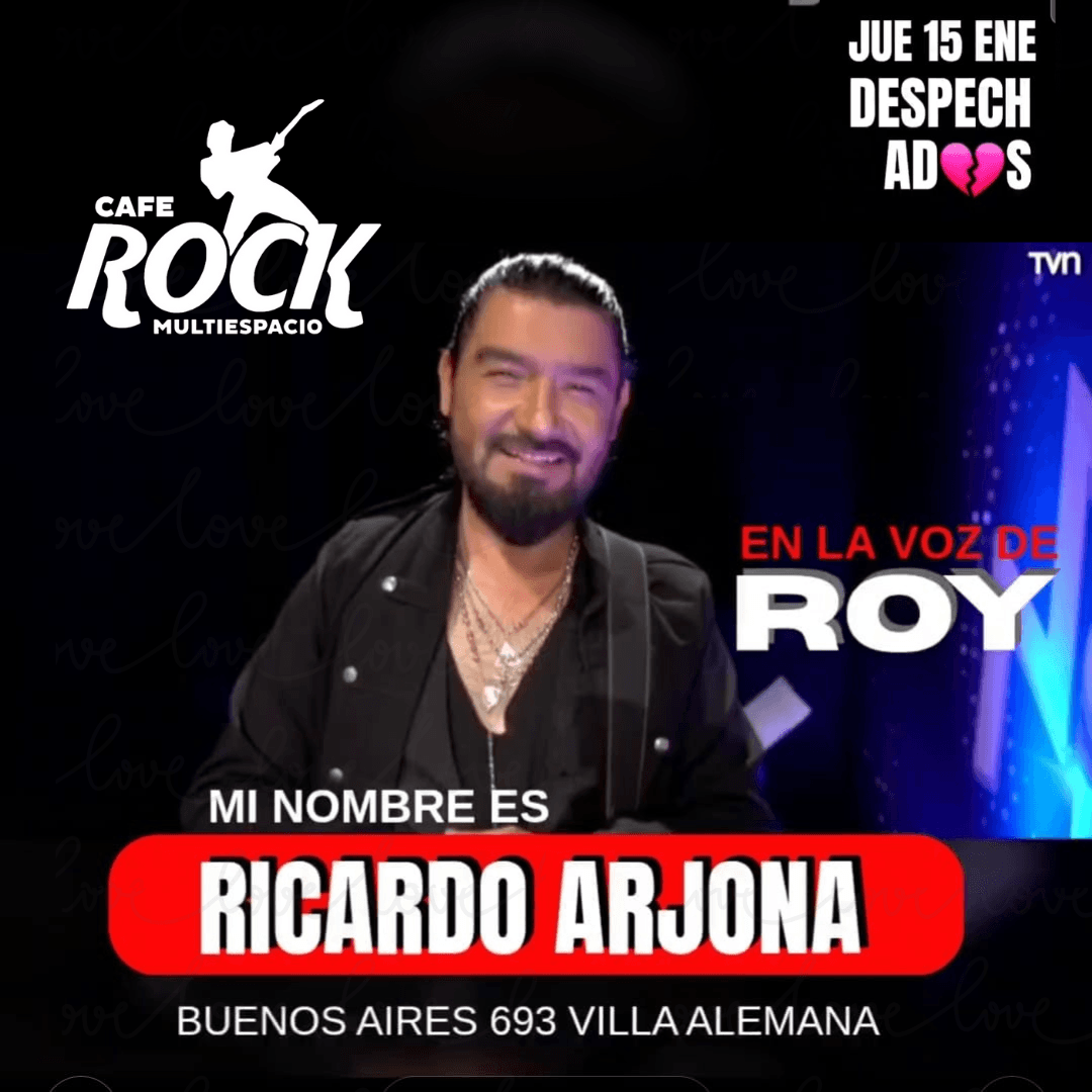 Jueves 15 Despechadas Tributo A Ricardo Arjona  image}